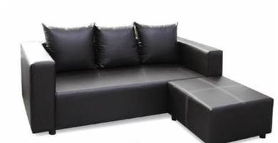 L Shape Sofa M222/3L BK