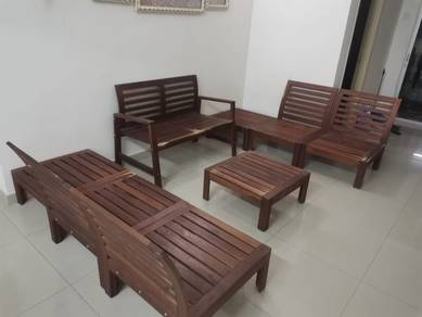 Set Kerusi Kayu Ikea