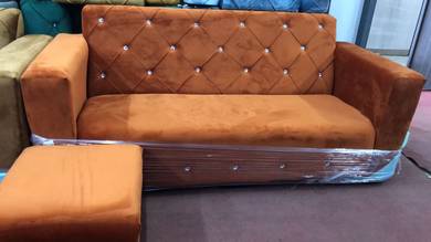 sofa L shape baldu tebal cantik