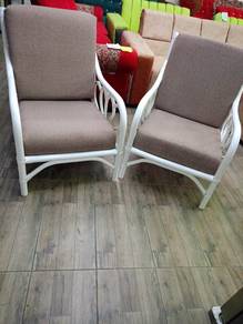 sofa rattan 2 units baru ipoh 
