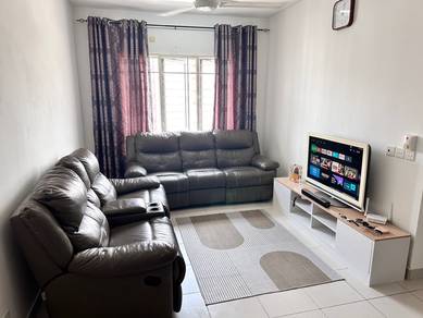 3+2 leather sofa