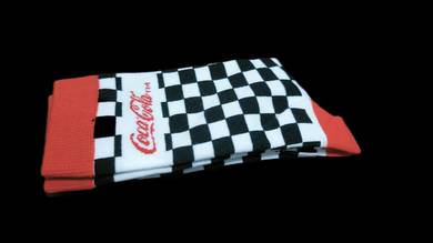 Collectable Coca-Cola Checkered Socks