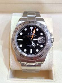 Pre-Owned Rolex 226570 Explorer II Black Dial 42mm