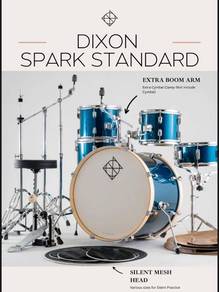 DIXON Drum Spark Series Complete Set