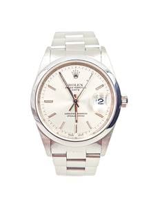 Rolex Oyster Perpetual Date 34 Silver 15200