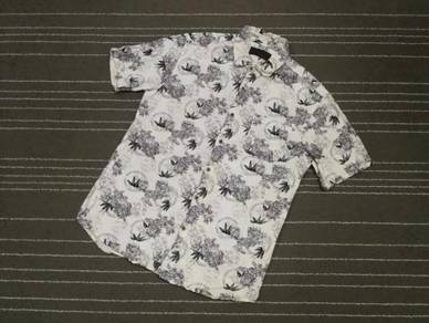 Wagara japanese style aloha shirt saiz l
