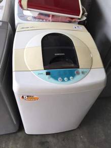 Mesin Basuh Drum Washing Clean Machine Samsung top