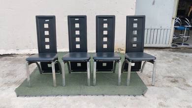 YE29F Kerusi Makan Dining Chair PU Seat Pad x 4