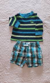 Gymboree baby boy set of shirt and shirt pant
