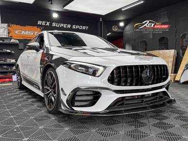 Mercedes A-Class W177 V177 A45s Front Lip Carbon