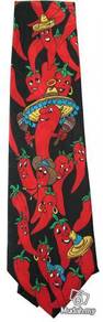 Chilli Cartoon Novelty Fancy Neck Tie