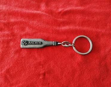 Anchor beer keychain