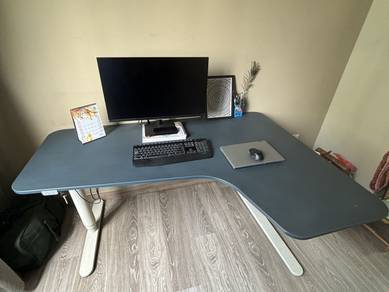 Adjustable Height L-Shaped Standing Desk