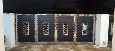Pintu pagar stainless steel