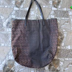 FENDI Zucca Zucchino Tote Bag