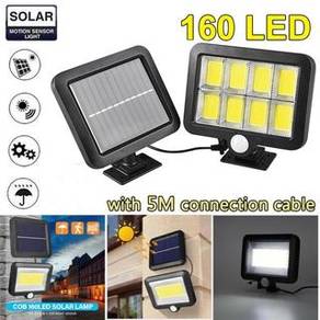 E 160 COB LED 3 MODE LAMPU SOLAR PIR MOTiON SENSOR