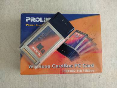 PROLINK Wireless CardBus PC Card (NEW)