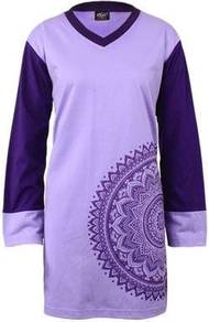 T-shirt Muslimah Printing Enzo Code 8088 Lilac