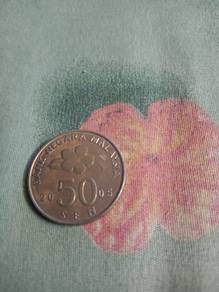 Ringgit Malaysia 0.50 cents Year 2005