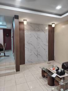 fluted panel uv marble panel