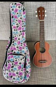 Ukulele with padded bag