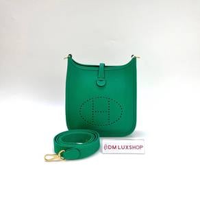 Kept Unused Hermes Mini Evelyne Vert Vertigo