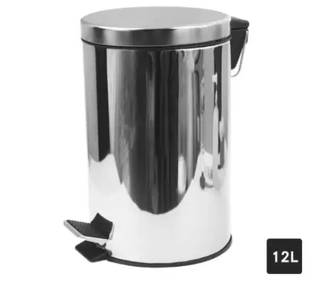 Stainless Steel Pedal Bin 12L (Mirror)