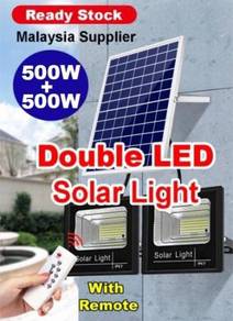 500W+500W LED SOLAR LiGHT LAMPU FREE POSTAGE