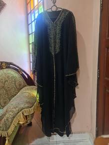 Abaya Batwing Chiffon Cape