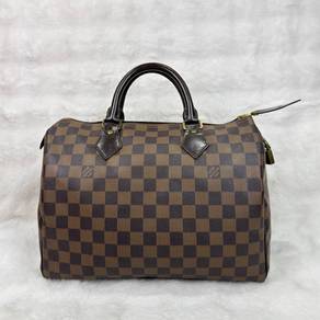 Authentic LV Speedy 30 Brown Damier Bag