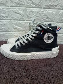 Uk7 Palladium Pallarue Canvas Mid