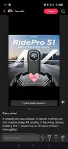 Ride pro s1 camera 
