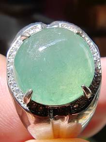 Icy Ice Light Green Natural Burma Jadeite Jade