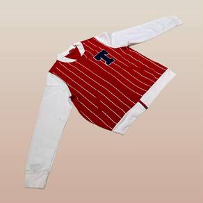 Premium Red Long Sleeve 3-4 Y.o. Cotton Unisex