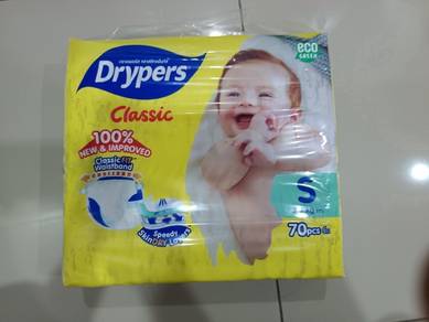 Drypers Classic Diaper (S) 70pcs