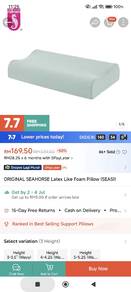 Seahorse Latex Like Foam Contour Pillow