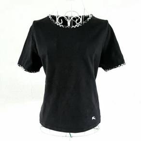 Burberry Black Undercolar checked Tee