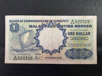 British borneo 1dollar