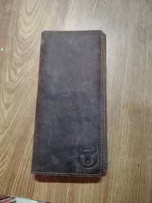 Man Leather Long Wallet