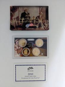 USA Mint Presidential  $1 Proof Coin set 2010