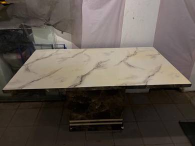 Marble Dining Table with 6 chairs 