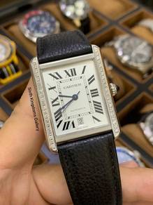 Cartier Tank Solo XL with Custom Diamond W5200027