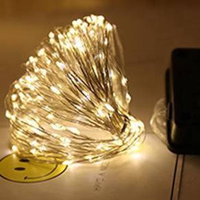 A WARM WHITE LAMPU RAYA SOLAR 200LED 22M LiGHT ♨