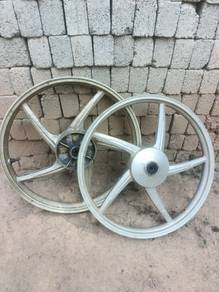 Rim utk djual (drum brake dpn/blkng)