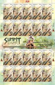 Mint Stamp Sheet Blow Pipe Malaysia 2018
