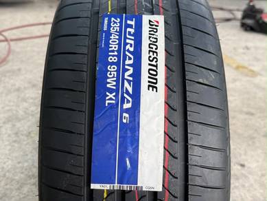 Tayar Baru 235 40 18 Bridgestone Turanza 6 T006 Th