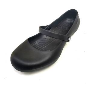 Crocs Womens Alice Suede Mary Jane Shoes, Black