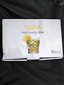 MAMA High Quality Glass Set 6pcs Premium Diamond P