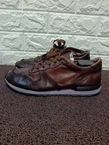 Uk7 Tod's Leather Sneakers