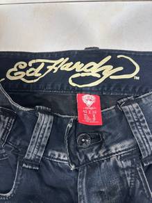ed hardy denim jeans tiger